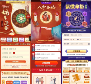 2025新版蛇年测算系统源码-西瓜皮小栈